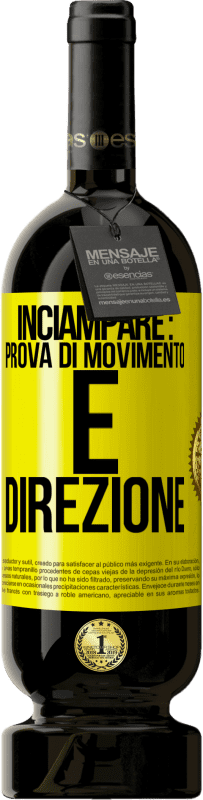 49,95 € | Vino rosso Edizione Premium MBS® Riserva Inciampare: prova di movimento e direzione Etichetta Gialla. Etichetta personalizzabile Riserva 12 Mesi Raccogliere 2016 Tempranillo