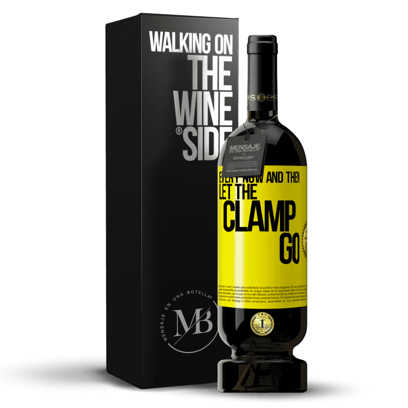 49,95 € Free Shipping | Red Wine Premium Edition MBS® Reserve Every now and then let the clamp go Yellow Label. Customizable label Reserve 12 Months Harvest 2014 Tempranillo