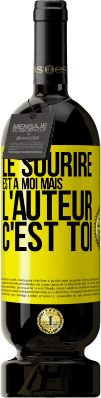 49,95 € Envoi gratuit | Vin rouge Édition Premium MBS® Réserve Le sourire est à moi, mais l'auteur c'est toi Étiquette Jaune. Étiquette personnalisable Réserve 12 Mois Récolte 2016 Tempranillo