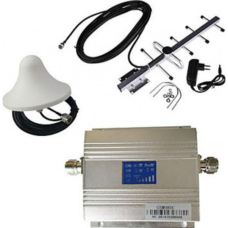 Amplificadores de Señal Amplificador de señal de teléfono móvil. Kit amplificador y antena. Pantalla LCD GSM