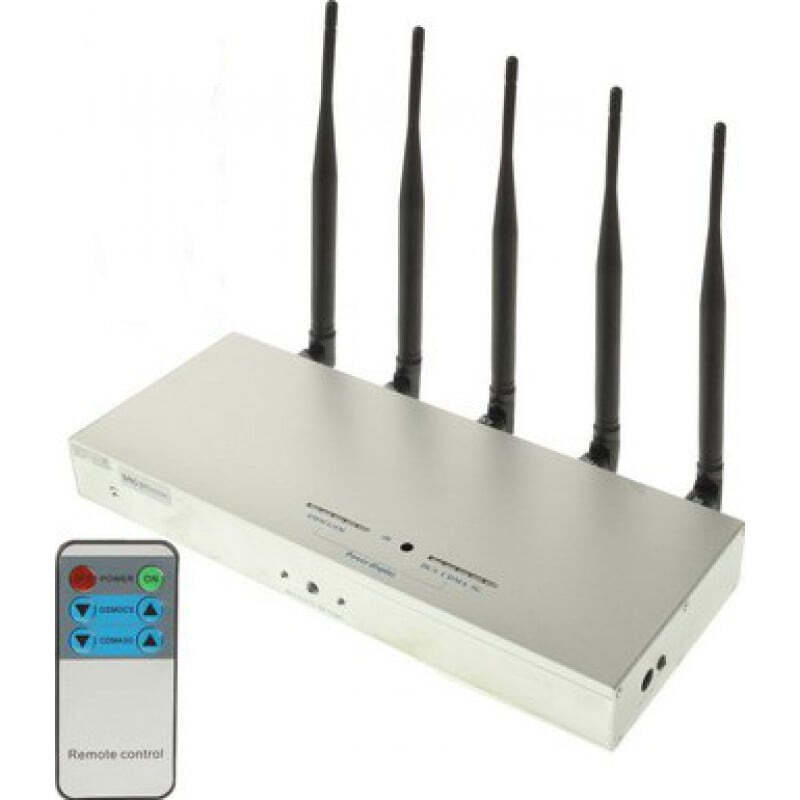 Bloqueadores de Teléfono Móvil Control remoto bloqueador de señal GSM 25m