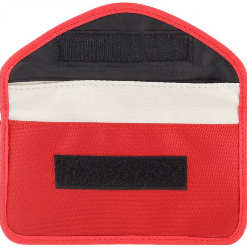 26,95 € Free Shipping | Jammer Accessories Anti-radiation cloth pouch. Signal blocking bag. Suitable for smartphones up to 6.3 Inch. Red color