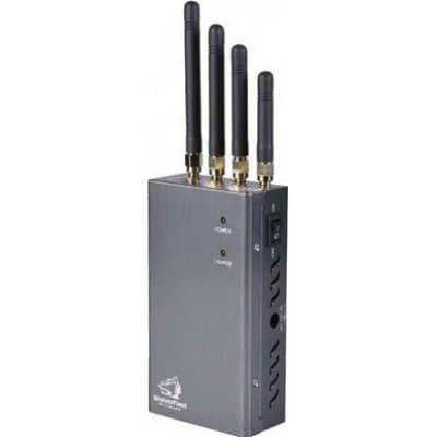 122,95 € Envío gratis | Bloqueadores de Teléfono Móvil Bloqueador de señal portátil de alta potencia. Color gris Portable 15m