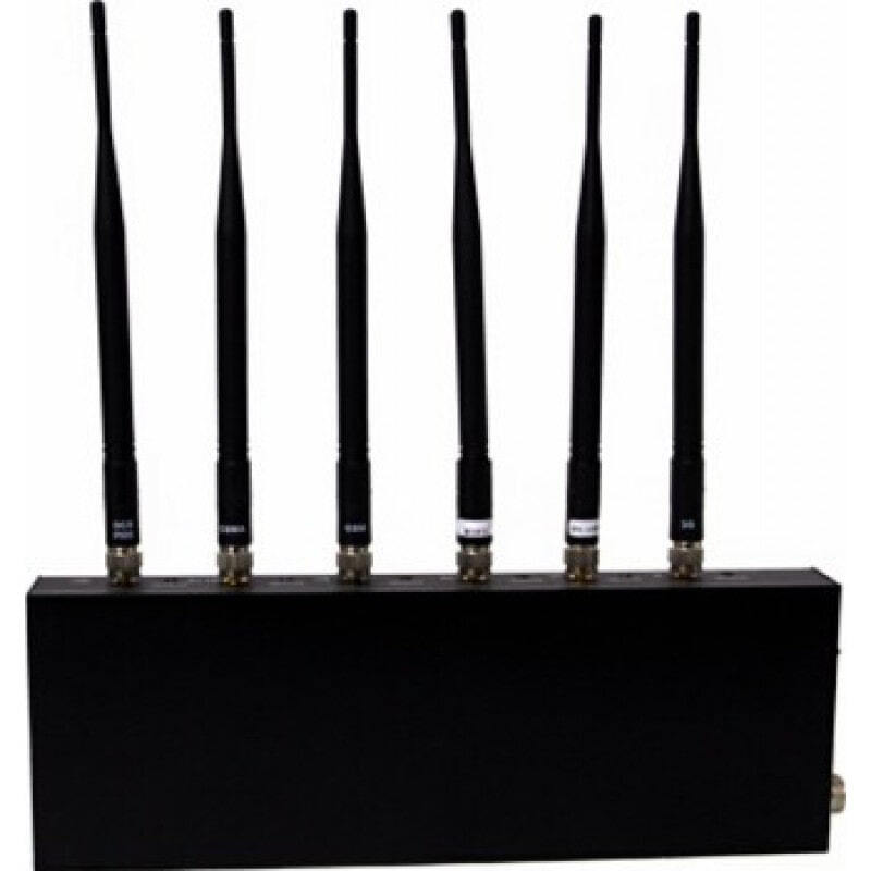 Bloqueurs de Téléphones Mobiles Bloqueur de signal de bureau. 6 antennes Desktop