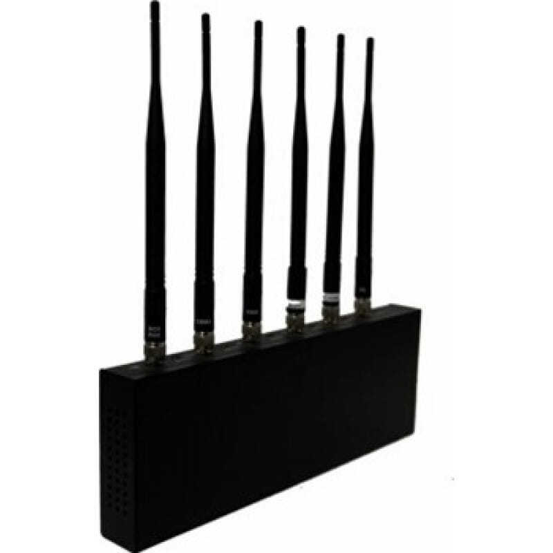 Cell Phone Jammers Desktop signal blocker. 6 Antennas Desktop