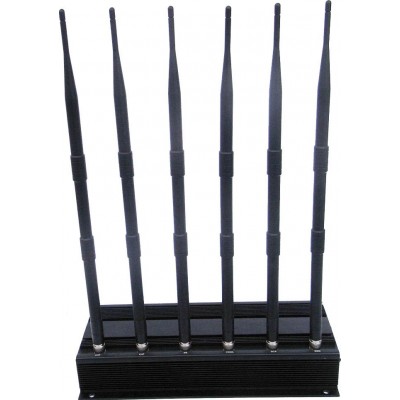 259,95 € Envío gratis | Bloqueadores de Teléfono Móvil Bloqueador de señal omnidireccional. 6 antenas VHF