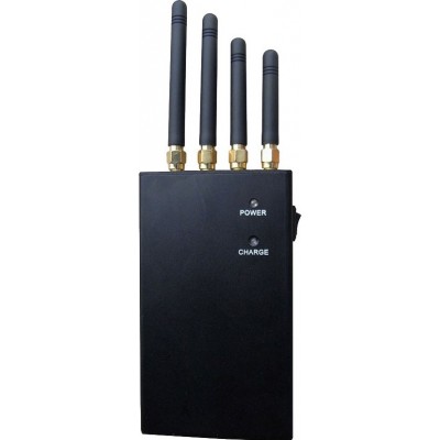 122,95 € Free Shipping | Cell Phone Jammers 4 Bands. 4W Portable signal blocker Portable