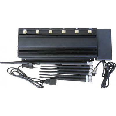 6 antennes bloqueur de signal