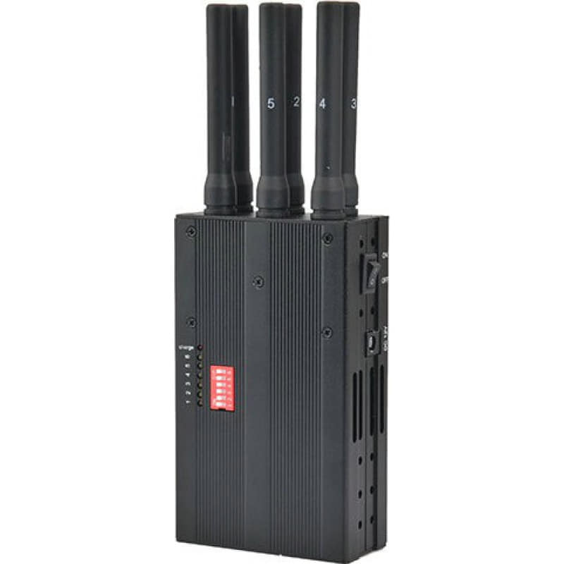 172,95 € Free Shipping | Cell Phone Jammers Handheld signal blocker. 6 Bands 4G Handheld