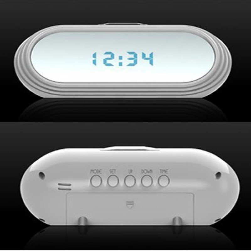 59,95 € Free Shipping | Clock Hidden Cameras Multifunctional alarm clock. Remote Control (RC). Mini hidden camera. Digital video recorder (DVR). Long recording time 1080P Full HD