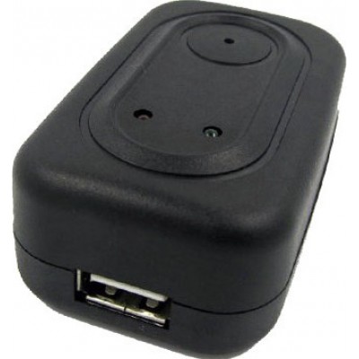 Mini chargeur adaptateur avec caméra espion. Enregistreur vidéo numérique (DVR). Caméra cachée 720P HD