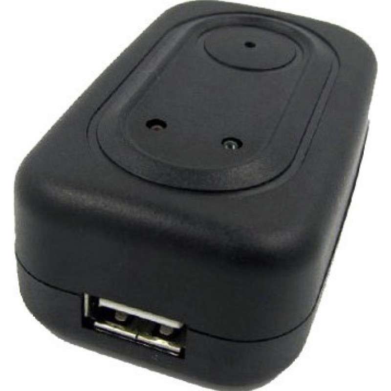 Altre Telecamere Nascoste Caricabatterie mini adattatore con telecamera spia. Videoregistratore digitale (DVR). Telecamera nascosta 720P HD