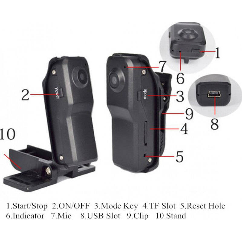 39,95 € Envoi gratuit | Autres Caméras Espion Mini caméra cachée. Audio haute fidélité. Détection de mouvement. Carte TF jusqu'à 64 Gb 8 Gb 1080P Full HD