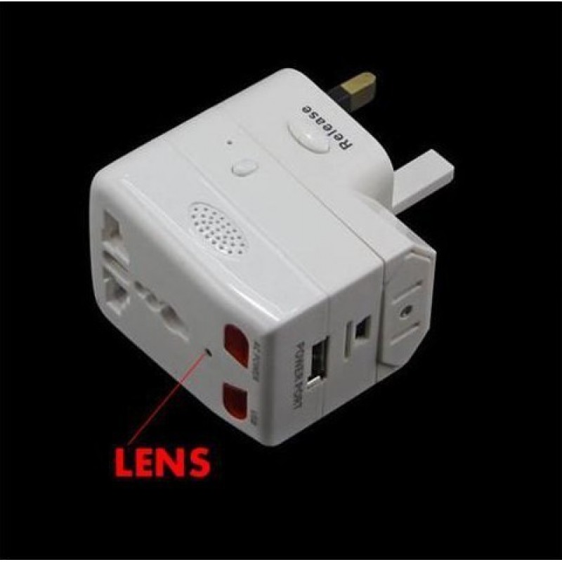 Other Hidden Cameras Universal spy adapter with mini digital video recorder. Pinhole camera (DVR). Motion detection