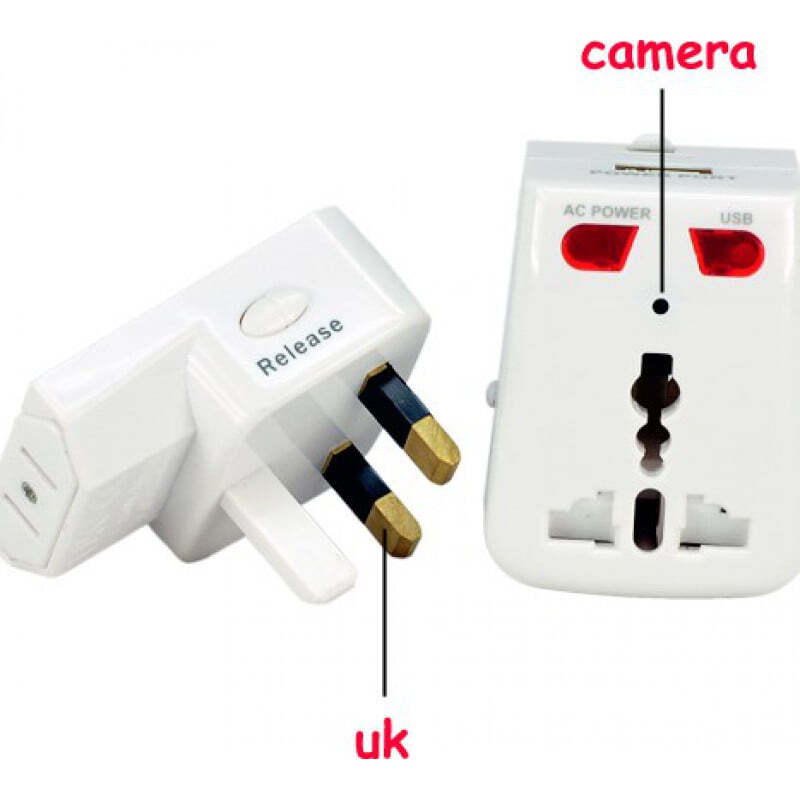 Other Hidden Cameras Universal spy adapter with mini digital video recorder. Pinhole camera (DVR). Motion detection