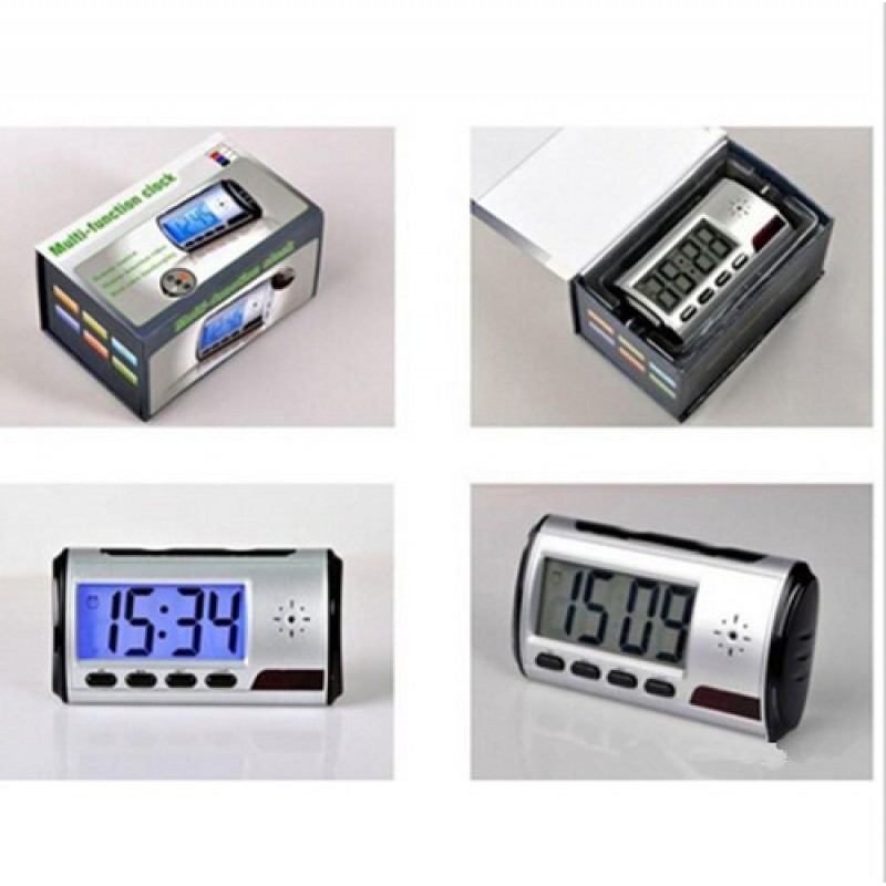16,95 € Free Shipping | Clock Hidden Cameras Digital alarm clock. Hidden Spy camera. Motion detection. 2.5 Inch LCD. Spy camera. Remote controller