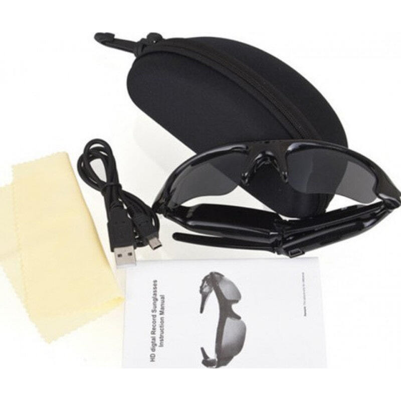 34,95 € Free Shipping | Glasses Hidden Cameras Spy eyewear. Hidden camera Sunglasses. Digital video recorder (DVR)