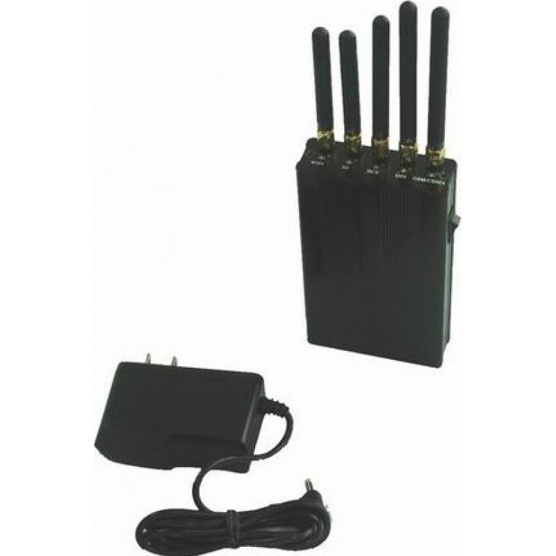 75,95 € Free Shipping | Cell Phone Jammers 5 Antennas. Portable signal blocker GPS Portable