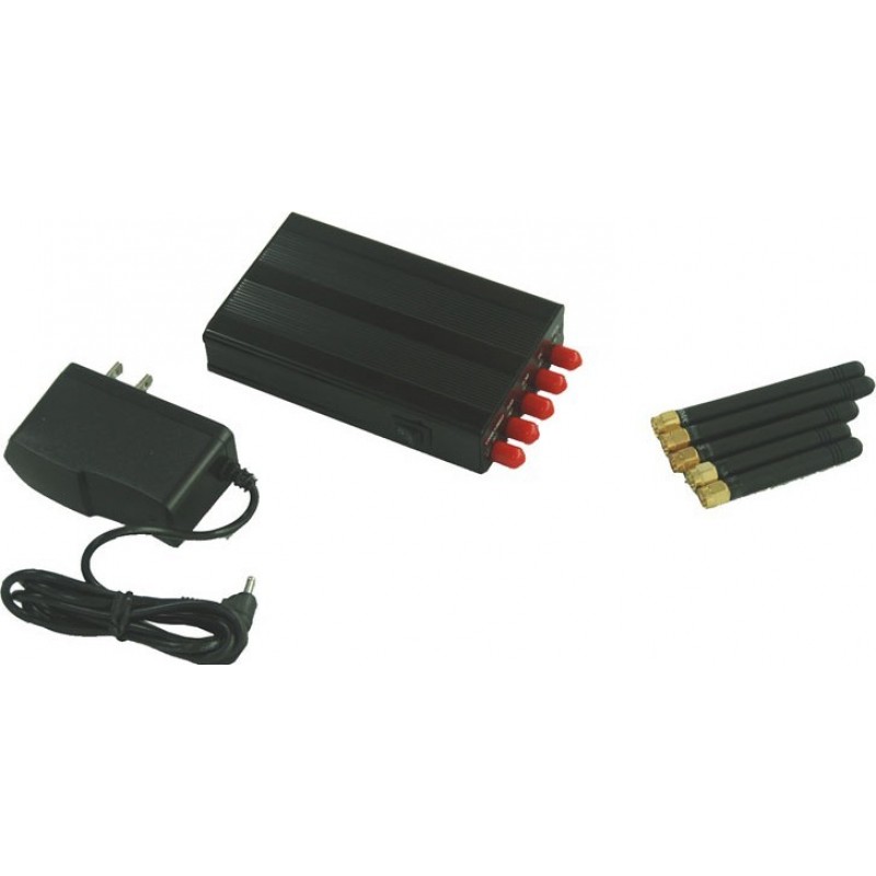 75,95 € Free Shipping | Cell Phone Jammers 5 Antennas. Portable signal blocker GPS Portable