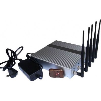 5 Bands signal blocker with remote control GPS