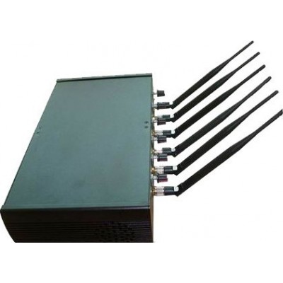 179,95 € Free Shipping | Cell Phone Jammers Adjustable high power signal blocker. 6 Antennas GPS
