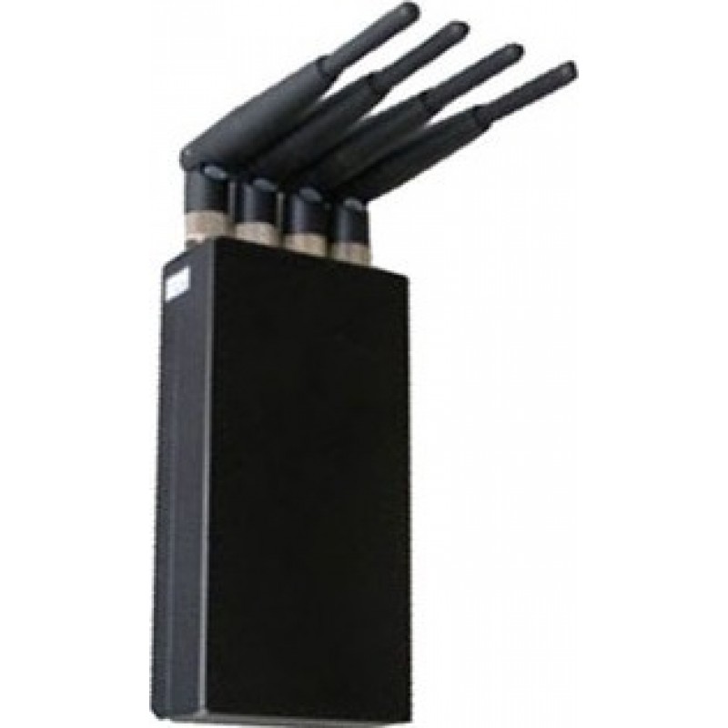 75,95 € Free Shipping | Cell Phone Jammers 4W Portable high power signal blocker Cell phone GSM Portable