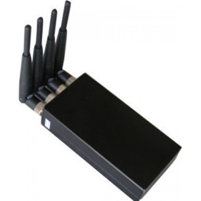 75,95 € Free Shipping | Cell Phone Jammers 4W Portable high power signal blocker Cell phone GSM Portable