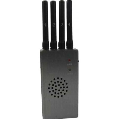 Bloqueador de señal portátil de alta potencia con ventilador Cell phone
