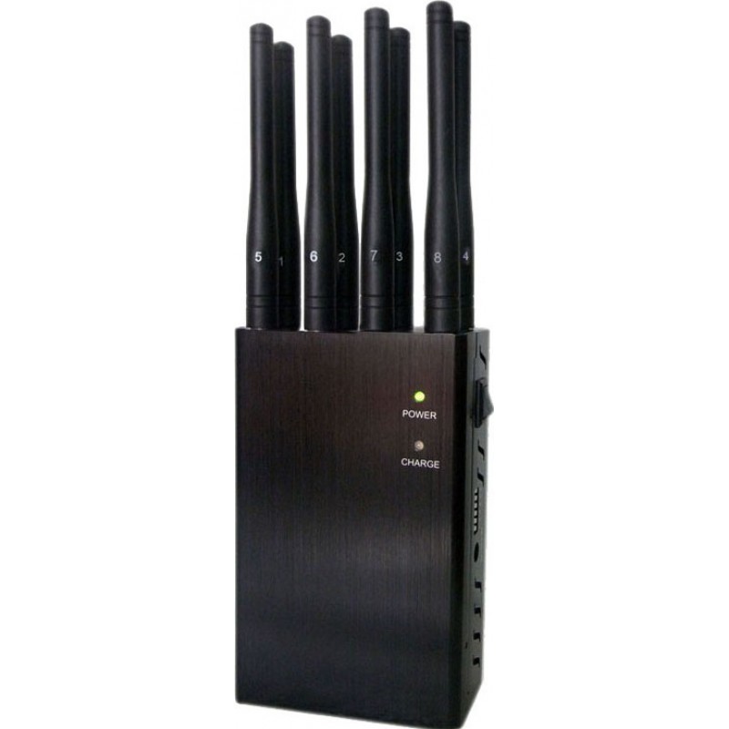 132,95 € Free Shipping | Cell Phone Jammers 8 Antennas. Handheld signal blocker GPS 3G Handheld