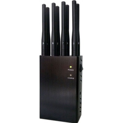 8 Antennas. Handheld signal blocker Cell phone