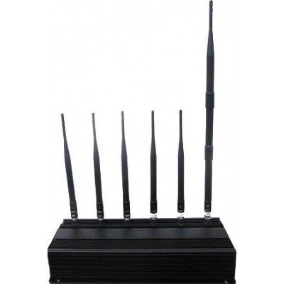 114,95 € Free Shipping | Cell Phone Jammers 6 Antennas signal blocker Cell phone 3G