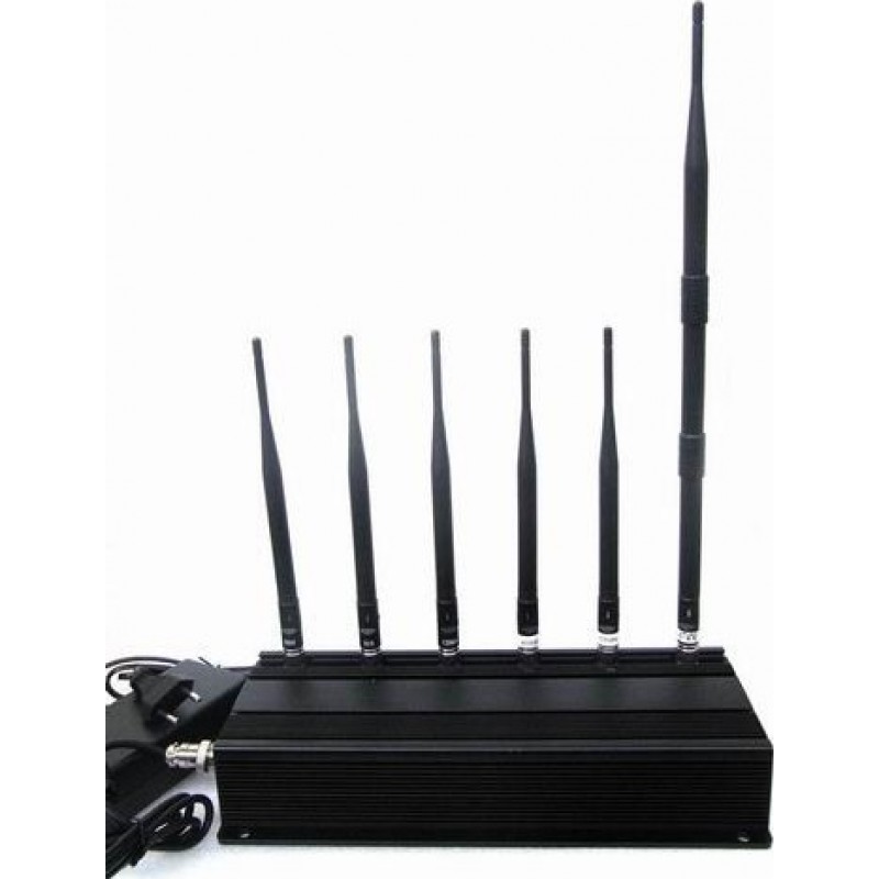 114,95 € Free Shipping | Cell Phone Jammers 6 Antennas signal blocker Cell phone 3G