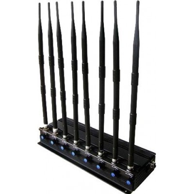 8 Bands. Adjustable powerful multi-functional signal blocker Cell phone