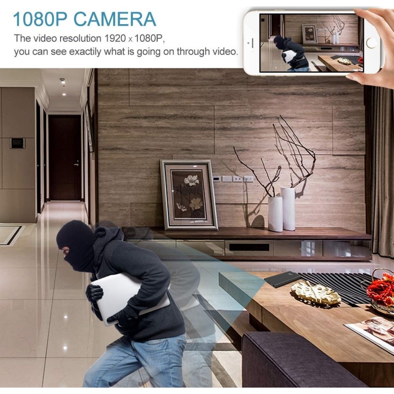 19,95 € Envoi gratuit | Autres Caméras Espion Portable Power Bank avec caméra cachée. 1080P. 5000mAh. Enregistrement longue durée. Pas de WiFi nécessaire