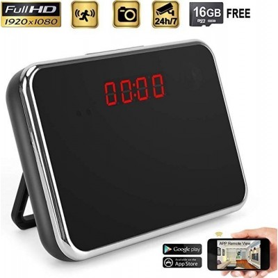 57,95 € Kostenloser Versand | Uhren mit versteckten Kameras Versteckte Kamera Uhr. 1080P HD. Kabellos. 140 ° Weitwinkelobjektiv. Bewegungserkennung. 16 GB Speicher