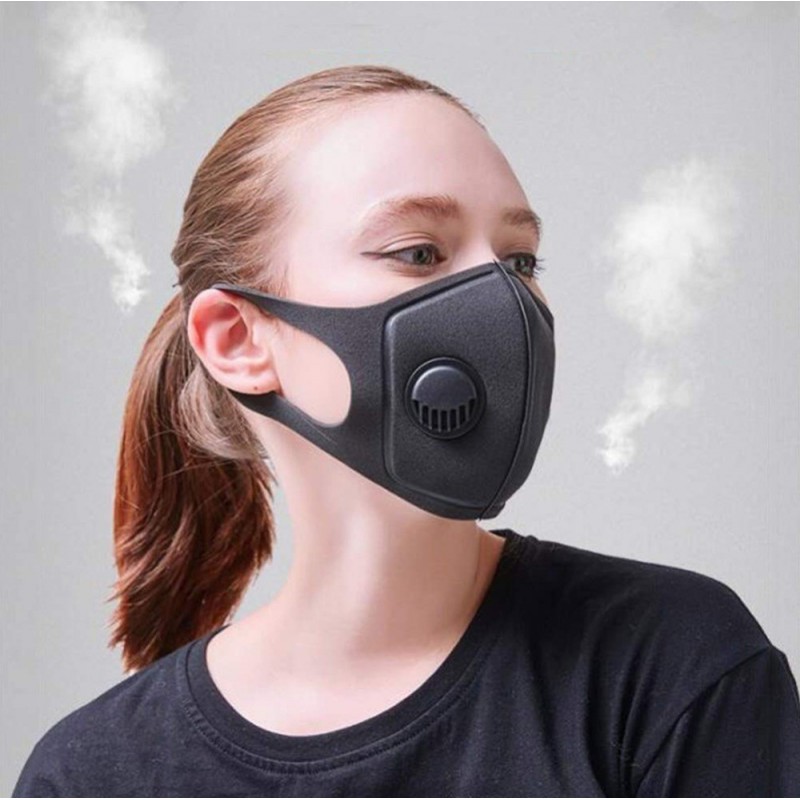 239,95 € Envoi gratuit | Boîte de 100 unités Masques Protection Respiratoire Masque filtrant à charbon actif avec valve respiratoire. PM2.5. Masque en coton lavable et réutilisable. Unisexe