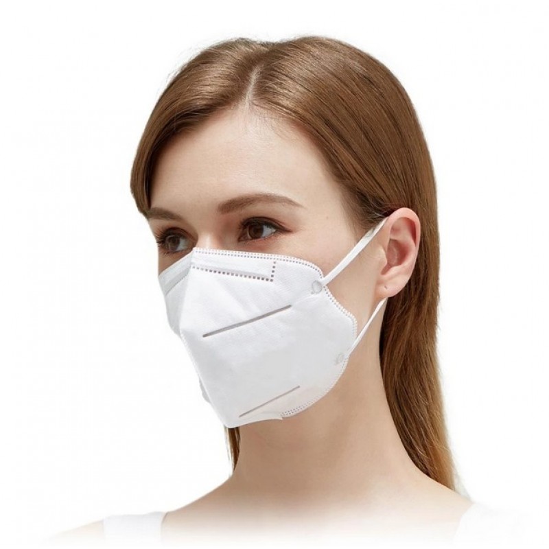 Коробка из 10 единиц Респираторные защитные маски КН95 95% Фильтрация. Защитная респираторная маска. PM2.5. Пятиуровневая защита. Антивирус вирус и бактерии