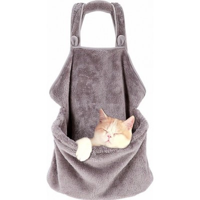 38,99 € Envío gratis | Bolsos y mochilas Bolsa de transporte para mascotas. Saco de dormir para gatos. Transpirable. Cálido Gris