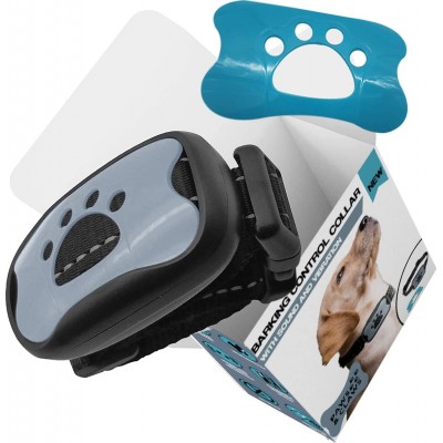 27,99 € Free Shipping | Anti-bark collar 2 In 1. Anti barking dog collar. Stop barking for any breed Blue