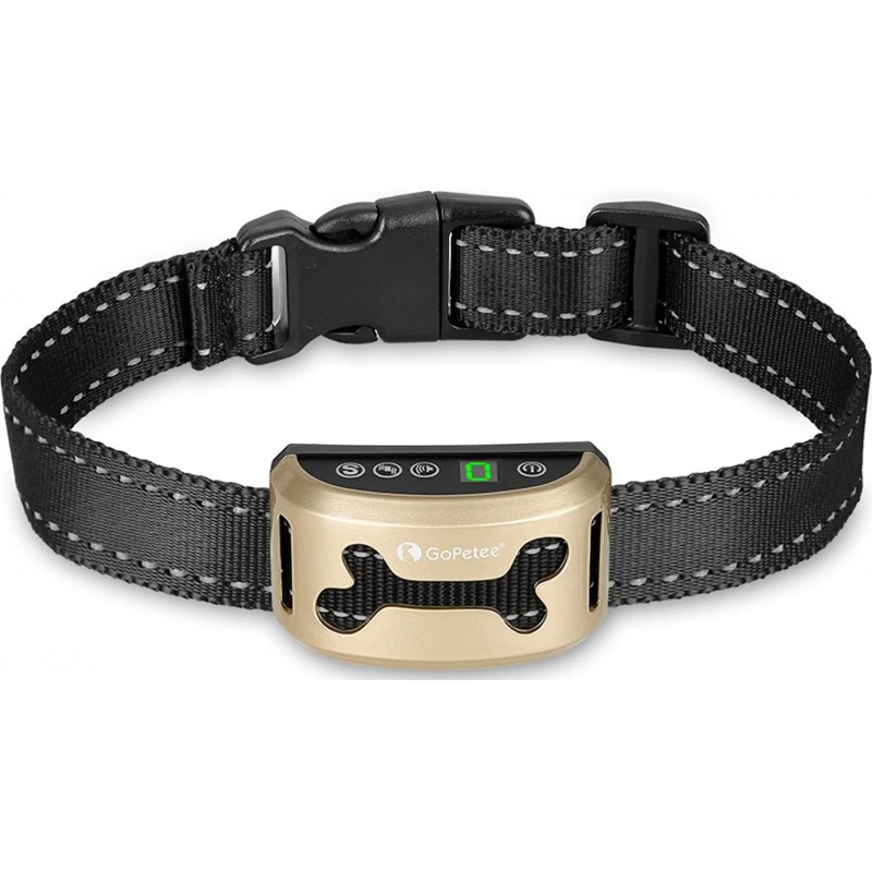 38,99 € Free Shipping | Anti-bark collar Anti-bark training collar for dogs. Sound and vibration modes