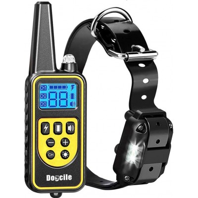 41,99 € Free Shipping | Anti-bark collar Dog training collar. 700 meter range. Buzzer and vibration mode. Adjustable