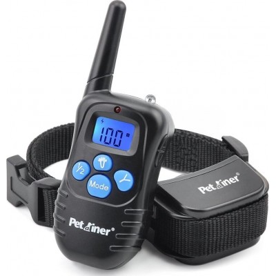 29,99 € Envío gratis | Collar anti-ladridos Collar de adiestramiento para perros. Alcance de 300 metros. Zumbador, vibración y descarga eléctrica estática