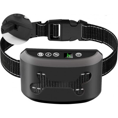 31,99 € Free Shipping | Anti-bark collar Dog anti-bark collar. Buzzer. Vibration. Harmless impact intelligent detection module