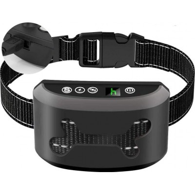 19,99 € Envío gratis | Collar anti-ladridos Collar antiladridos para perros. Zumbador. Vibración. Módulo de descarga estática inofensivo