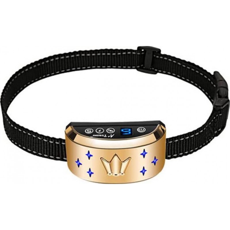 36,99 € Free Shipping | Anti-bark collar Dog anti bark training collar. Beep and vibration. No shock. Safe collar. Adjustable