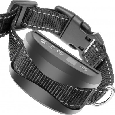 41,99 € Envío gratis | Collar anti-ladridos Collar antiladridos para perros. Inofensivo y seguro. Recargable. Impermeable Negro