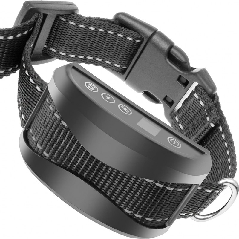 41,99 € Envío gratis | Collar anti-ladridos Collar antiladridos para perros. Inofensivo y seguro. Recargable. Impermeable Negro