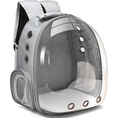 29,99 € Envoi gratuit | Trolley et poussette pour animaux Sac de transport pour chats. Respirant Sac à dos à cage de voyage. Sac de transport pour animaux de compagnie Gris