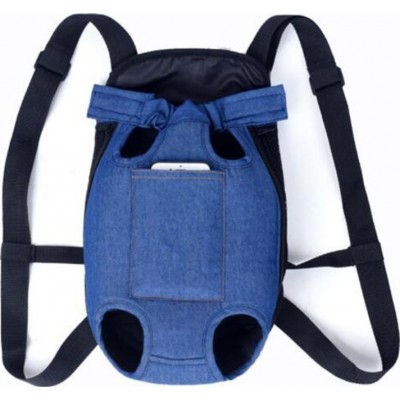 9,99 € Envío gratis | Grande (L) Bolsos y mochilas Mochila de malla para mascotas. Transpirable. Camuflaje. Bolsa de viaje Azul