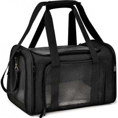 42,99 € Free Shipping | Medium (M) Pet Carriers & Crates Carrier backpack for cats and small dogs. Transport bag. Airline approved. Pet backpack Black